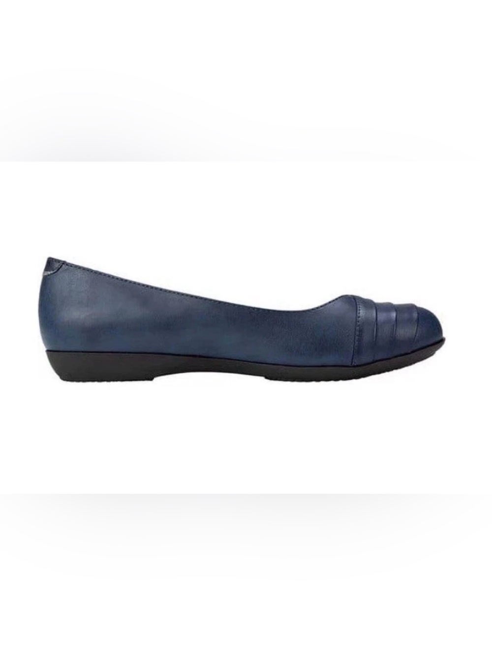 Cliffs by White Mountain Women Size 7.5 Navy Blue Clara Slip-on Ballet Flat